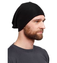 Erkek  Siyah Polar Boyunluk Bere