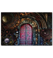 Cakapuzzle  Dişliler Piriç Kapı Zaman 120 Parça Puzzle Yapboz MDF (Ahşap)