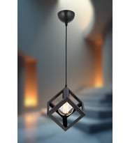 Lumino Sarkıt Avize – 4 Farklı Renk Seçenekli Modern Tasarım Avize (Siyah)