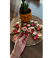 MODA MERRYY KIZ/KADIN ÇOCUK BEBEK ÇİÇEKLİ TOKA