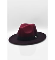 Erkek Multicolor Fötr Şapka Bordo Panama Hat