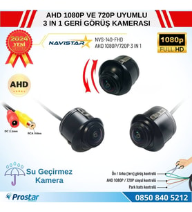Ayarlanabilir Başlıklı AHD 1080P ve 720P Çevrilebilir Geri Görüş Kamerası