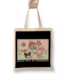 My Melody And Kuromi Rollin With My Homebodies Bez Çanta Uzun Saplı