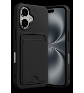 iPhone 17 Kelvin Kartvizitli Silikon - Siyah
