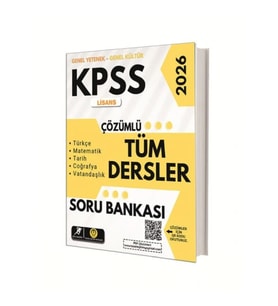 Tasarı Yayınları Kpss Lisans Tüm Dersler Çözümlü Soru Bankası