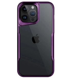 iPhone 14 Pro Max Kılıf Boyi Silikon Kapak - Derin Mor