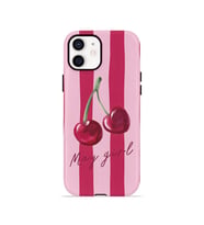 iPhone 12 Vorian Çift Katmanlı Kılıf Cherry Girl