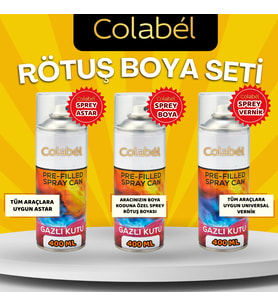 Aracınızın Renk Koduna Özel Sprey Rötuş Boya Seti