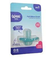 Wee Baby Full Silikon Emzik 0+6 Ay No:1 Yeşil K:561