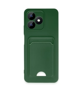 Note 50 4G Kılıf Kelvin Kartvizitli - Koyu Yeşil