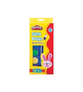 Play-Doh 12 Renk Küçük Sulu Boya Play-Su002