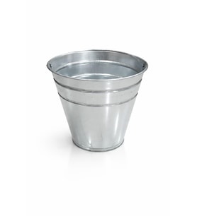Kum Kovası Su Kovası Metal Galvaniz Çok Amaçlı Kova Çapı 30 cm