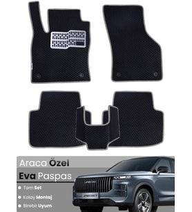 Jaecoo 7 - J7 (2024-2025) Uyumlu EVA Paspas Tam Set – Araca Özel Tasarım, Su Geçirmez,Kolay Montaj