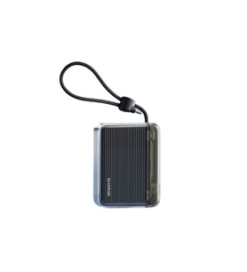 Sharge Flow Go 10000 mAh Dahili Type-C Kablolu Kompakt Powerbank Taşınabilir Hızlı Şarj Cihazı
