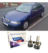 Rover 400 Led Xenon Uzun + Kısa Far Ampulü H4 Mono Yeni Seri Beyaz