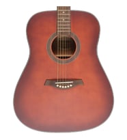 Madison MAG-41M-TRD Akustik Gitar - Şeffaf Kırmızı (Başlangıç - Trans Red)  41 İnç Dreadnought Kasa, Transparent Red Parlak Bitiş, Ihlamur Gövde, Güçlü Akustik Tını  Ölçüler: 648 mm Skala Uzunluğu