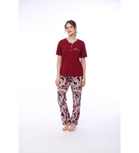 Pijadore 1424 Kadın Kısa Kollu Pijama Takım