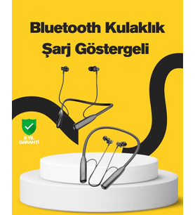 Y12 Bluetooth Boyun Bantlı Kulaklık – 100 Saat Pil, Bluetooth 5.3, Dokunmatik Kontrol