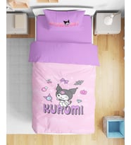 Kuromi 3D Dijital Baskılı Tek Kişilik Nevresim Takımı