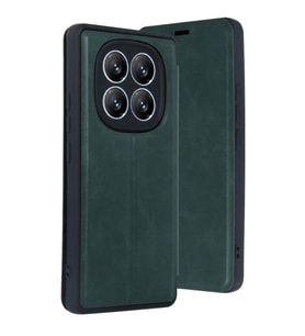 Xiaomi Redmi Note 14 Pro 5g Kılıf Flip Cover - Koyu Yeşil