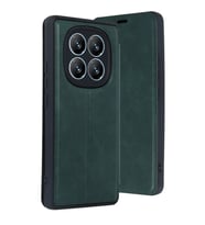 Xiaomi Redmi Note 14 Pro 5g Kılıf Flip Cover - Koyu Yeşil
