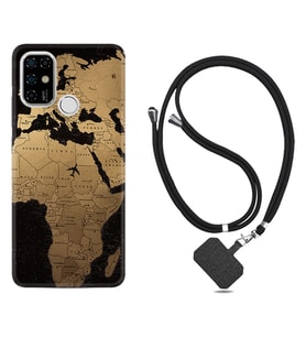 Casper E30 F20 X20 Kılıf Boyun Askılı Silikon Map Planet 1656
