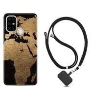 Casper E30 F20 X20 Kılıf Boyun Askılı Silikon Map Planet 1656