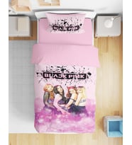 Black Pink Tek Kişilik Nevresim Takımı (Pembe)