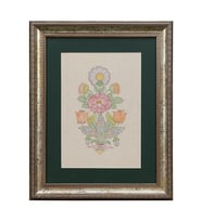 e38 EL İŞÇİLİĞİ SULUBOYA TABLO 32x41 cm - 6203