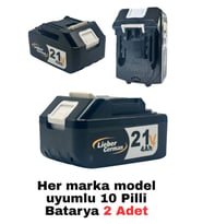 10 Pilli Batarya Seti, Çoklu Model Uyumlu, Güç ve Dayanıklılık Sunar