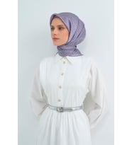 Armine Saf İpek Sura Eşarp-2026 İlkbahar-Yaz- 954800D (Leylak)