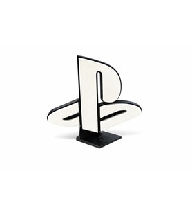 PS5 Logo Masaüstü Dekor  Oyun Odası Aksesuarı  PlayStation Stil Dekoratif ObjeDayanıklı Tasarım
