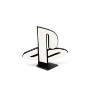 PS5 Logo Masaüstü Dekor  Oyun Odası Aksesuarı  PlayStation Stil Dekoratif ObjeDayanıklı Tasarım