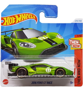 Hot Wheels - 2016 Ford GT Race - Yeşil (1/64) HTC71