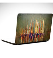 Renkli Yelkenliler Laptop Sticker 14 inch (35X26CM)