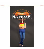 Mezuniyet Hatırası Pankartı-11- 150x250 cm (Kırmızı)