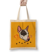 Funny Dog Lover Gift For Women Men Bez Çanta Uzun Saplı