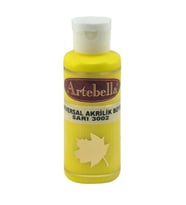 Sarı Akrilik Boya Artebella Sarı Akrilik Boya 3002 Boya Sarı 130 ml (Karışık)