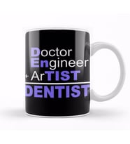 Doctor Engineer Artist Dentist 028 Kupa Bardak Porselen