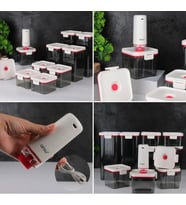 Arow Morlimon Vakum Makineli Saklama Kabı Seti 10'lu+1 Vakum Makinesi