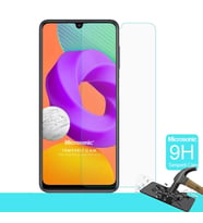 Microsonic Samsung Galaxy M22 Tempered Glass Cam Ekran Koruyucu (Renksiz)