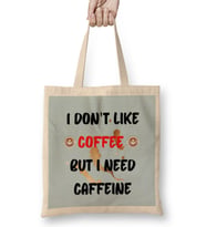 Funny coffee drinKs Art lover Gift Quote - Vintage Retro Rainbow Style Bez Çanta Uzun Saplı