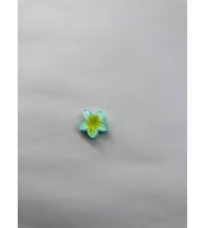 1 Adet, Renkli  Mandallı 3 cm Lotus Çiçeği Toka Kadın/Kız/Çocuk (Karışık)