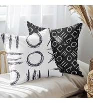eJOYA Modern Tasarımlı 2'li Yastık İçi Ve Kırlent Kılıfı 45cm 113464