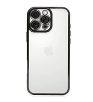 Apple İphone 16 Pro Kılıf Razer Lensli Silikon - Siyah
