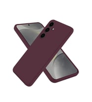 Galaxy A56 Kılıf First Silikon - Mürdüm