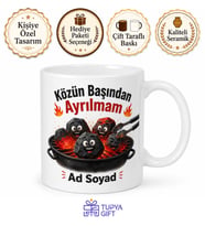 Közde Pişirme Uzmanı Yazılı Komik Kupa Bardak Mangal Hediye