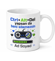 Erkek Kardeşe Hediye Oyuncu Temalı Seramik Kupa Bardak Gamer Hediye