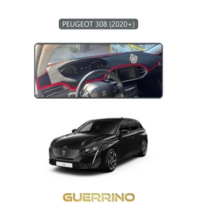 PEUGEOT 308 (2020+)TORPİDO KORUMA HALISI GRİ KENAR