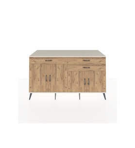 Kronos Konsol 2 Raflı 3 Çekmeceli 4 Kapaklı 176x59x99 Aytaşı-Çam